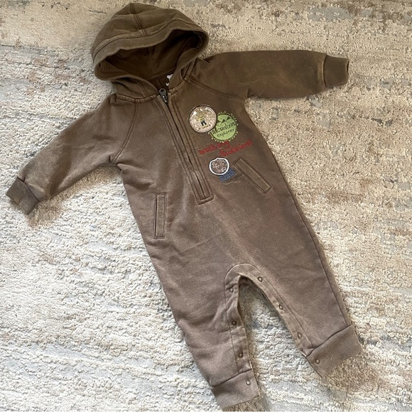 Koala Baby Outdoor One Piece Body Suit Walking Buddy Park Ranger Appliqué: 9mts - Picture 1 of 5